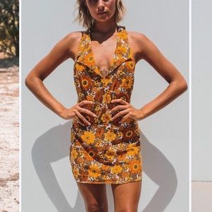 Her Pony The Label Margaux Halter Dress